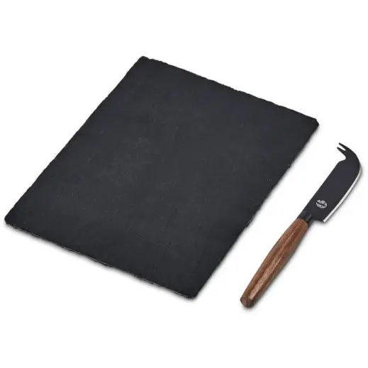 Andy Cartwright Clarens Slate Cheese Board Set Back Logo